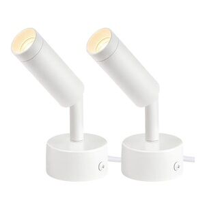 Modern White Adjustable Spotlights